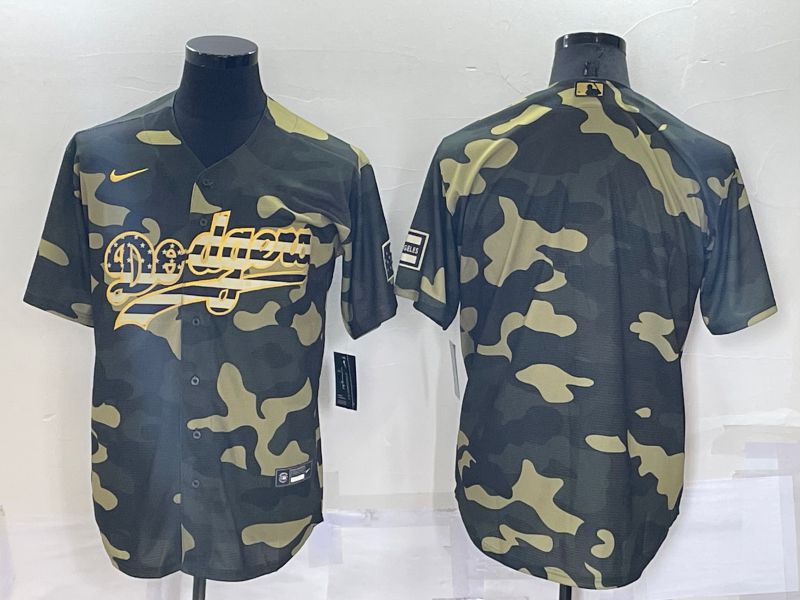 Men Los Angeles Dodgers Blank National flag Camo Nike 2022 MLB Jersey->los angeles dodgers->MLB Jersey